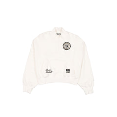 Las Vegas Raiders Women's Chrome White Quarter Zip