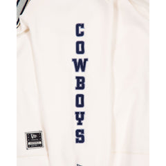 Dallas Cowboys Women's Chrome White Varsity Crewneck