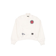 Boston Red Sox Women's Chrome White Quarter Zip