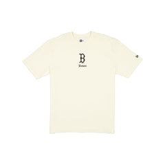 Boston Red Sox Gothic Lettering Chrome White T-Shirt