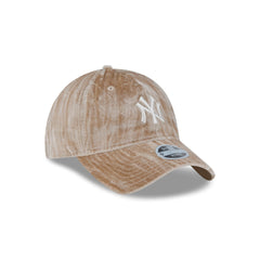 New York Yankees Stone Velour Women's 9TWENTY Adjustable Hat