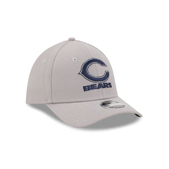 Chicago Bears Poly Gray 39THIRTY M-Crown Stretch Fit Hat
