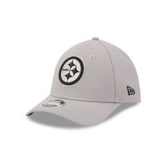 Pittsburgh Steelers Poly Gray 39THIRTY M-Crown Stretch Fit Hat