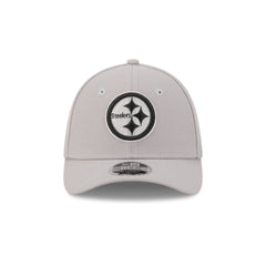 Pittsburgh Steelers Poly Gray 39THIRTY M-Crown Stretch Fit Hat