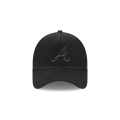 Atlanta Braves Waxed Canvas Black 59FORTY A-Frame Fitted Hat