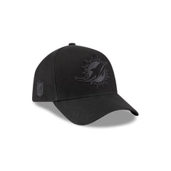 Miami Dolphins Waxed Canvas Black 59FORTY A-Frame Fitted Hat