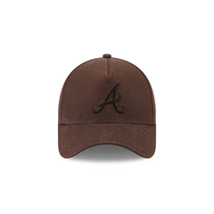 Atlanta Braves Waxed Canvas Brown 59FORTY A-Frame Fitted Hat