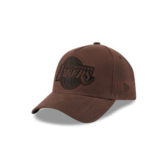Los Angeles Lakers Waxed Canvas Brown 59FORTY A-Frame Fitted Hat