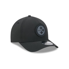 Alpha Industries x Pittsburgh Steelers Nylon Black 9FORTY M-Crown A-Frame Snapback Hat