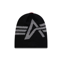 Alpha Industries x Los Angeles Dodgers Black Beanie Hat