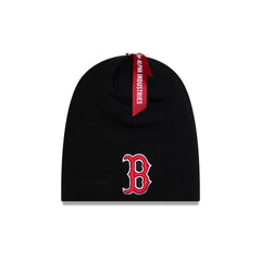 Alpha Industries x Boston Red Sox Black Beanie Hat