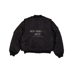 Alpha Industries x New York Mets Black 2-in-1 MA-1 Flight Jacket + Vest