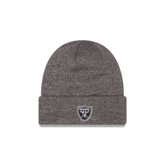 Las Vegas Raiders Heather Gray Tonal Beanie Hat