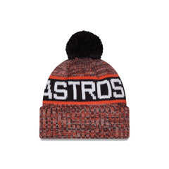Houston Astros Tri Color Pom Knit Hat