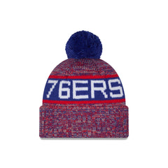 Philadelphia 76ers Tri Color Pom Knit Hat