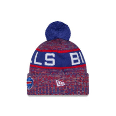 Buffalo Bills Tri Color Pom Knit Hat