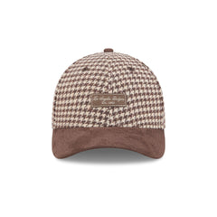 Los Angeles Dodgers Brown Houndstooth Women's 9FORTY M-Crown Adjustable Hat
