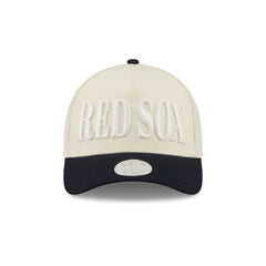 Boston Red Sox Two Tone Chrome Women's 9FORTY M-Crown A-Frame Snapback Hat