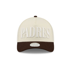San Diego Padres Two Tone Chrome Women's 9FORTY M-Crown A-Frame Snapback Hat