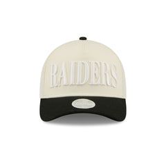Las Vegas Raiders Two Tone Chrome Women's 9FORTY M-Crown A-Frame Snapback Hat