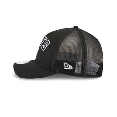 Brooklyn Nets Sequin Wordmark Women's 9FORTY M-Crown A-Frame Trucker Hat