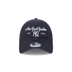 New York Yankees Script Wordmark Casual Classic Adjustable Hat