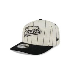 San Antonio Spurs Chrome White Pinstripe 19TWENTY Snapback Hat