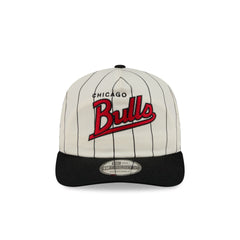 Chicago Bulls Chrome White Pinstripe 19TWENTY Snapback Hat