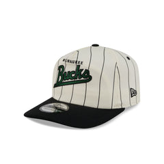 Milwaukee Bucks Chrome White Pinstripe 19TWENTY Snapback Hat