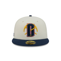 Denver Nuggets Deceptor Chrome White 59FIFTY Fitted Hat