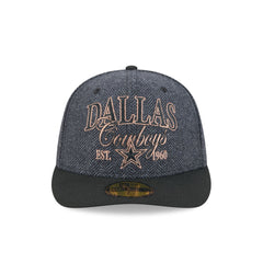 Dallas Cowboys Black Faux Wool 59FIFTY Fitted Hat
