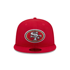 San Francisco 49ers Rhinestone Badge 59FIFTY Fitted Hat