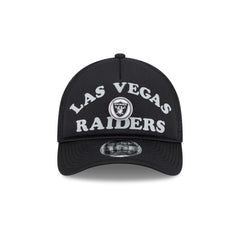 Las Vegas Raiders Button 9FORTY M-Crown A-Frame Trucker Hat