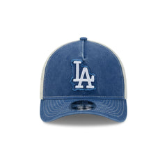 Los Angeles Dodgers Frayed Logo 9FORTY M-Crown A-Frame Trucker Hat