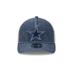 Dallas Cowboys Frayed Logo 9FORTY M-Crown A-Frame Trucker Hat