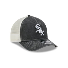 Chicago White Sox Frayed Logo 9FORTY M-Crown A-Frame Trucker Hat