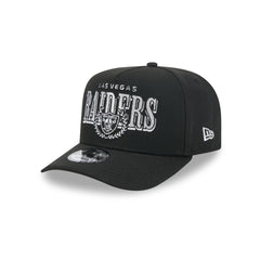 Las Vegas Raiders Gold Laurel Black 9FIFTY A-Frame Snapback Hat