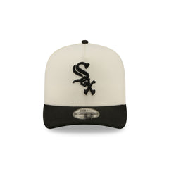 Chicago White Sox Statement Back Chrome White 9FIFTY A-Frame Snapback Hat