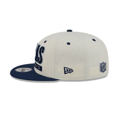 Dallas Cowboys Classic Stacked Chrome 9FIFTY Snapback Hat