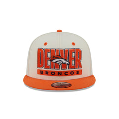 Denver Broncos Classic Stacked Chrome 9FIFTY Snapback Hat