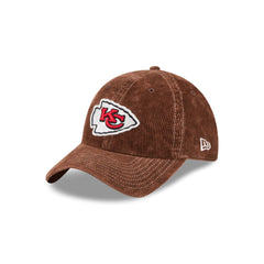 Kansas City Chiefs Washed Brown Corduroy Casual Classic Adjustable Hat