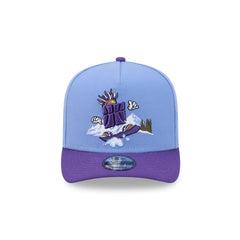 Utah Jazz Cartoon 9FIFTY A-Frame Snapback Hat