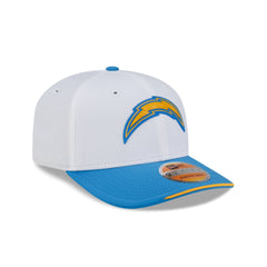 Los Angeles Chargers 2026 Sideline White 9SEVENTY Stretch-Snap Hat
