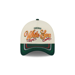 Chicago White Sox Cinco de Mayo Chrome White 9FORTY A-Frame Snapback Hat