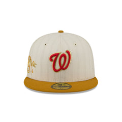 Washington Nationals Chrome Herringbone 59FIFTY Fitted Hat