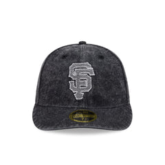 San Francisco Giants Black Denim Low Profile 59FIFTY Fitted Hat