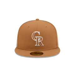 Colorado Rockies Bronze Basic 59FIFTY Fitted Hat