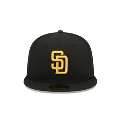 San Diego Padres Black Basic 59FIFTY Fitted Hat