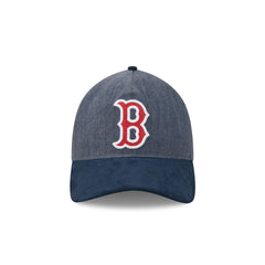 Boston Red Sox Herringbone Team Colors 9TWENTY A-Frame Adjustable Hat
