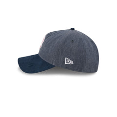 Boston Red Sox Herringbone Team Colors 9TWENTY A-Frame Adjustable Hat